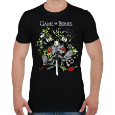 PRINTFASHION MediEvil - Game Of Bones - Férfi póló - Fekete férfi póló