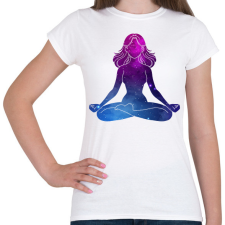 PRINTFASHION Meditáció - Női póló - Fehér női póló