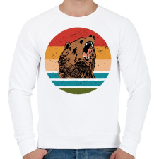 PRINTFASHION Medve - Férfi pulóver - Fehér női pulóver, kardigán