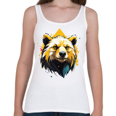 PRINTFASHION Medve - Női atléta - Fehér