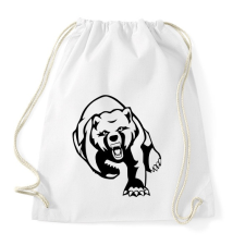 PRINTFASHION Medve  - Sportzsák, Tornazsák - Fehér tornazsák