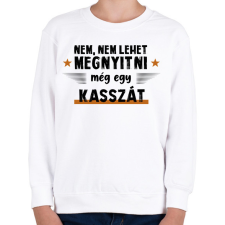 PRINTFASHION Még egy kassza - Gyerek pulóver - Fehér gyerek pulóver, kardigán
