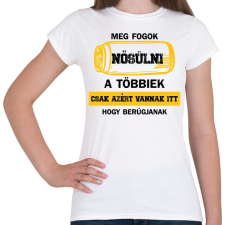 PRINTFASHION Meg fogok nősülni - Sörösdoboz - Fehér - Női póló - Fehér női póló