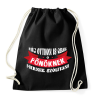 PRINTFASHION Még otthon is - Sportzsák, Tornazsák - Fekete