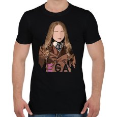 PRINTFASHION Megan - Férfi póló - Fekete