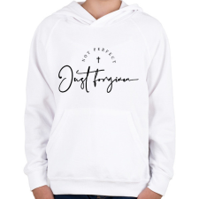 PRINTFASHION Megbocsátás - Gyerek kapucnis pulóver - Fehér gyerek pulóver, kardigán