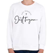 PRINTFASHION Megbocsátás - Gyerek pulóver - Fehér gyerek pulóver, kardigán