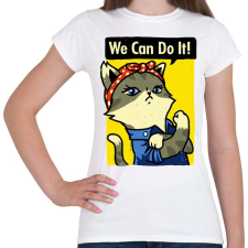 PRINTFASHION Megcsináljuk! - Női póló - Fehér női póló