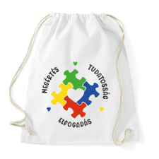 PRINTFASHION Megértés, tudatosság, elfogadás - Sportzsák, Tornazsák - Fehér tornazsák