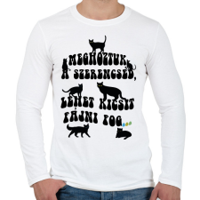 PRINTFASHION Meghoztuk a szerencséd - Férfi hosszú ujjú póló - Fehér férfi póló