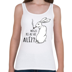 PRINTFASHION Mégis ki az az Alíz? - Női atléta - Fehér