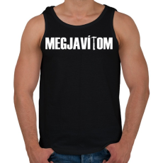 PRINTFASHION Megjavítom - Férfi atléta - Fekete