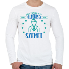 PRINTFASHION Megmentek pár szemet - Férfi hosszú ujjú póló - Fehér férfi póló