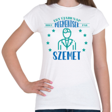 PRINTFASHION Megmentek pár szemet - Női póló - Fehér