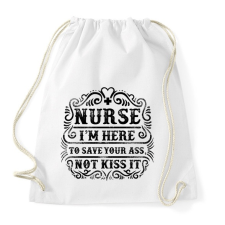 PRINTFASHION Megmentelek - Sportzsák, Tornazsák - Fehér tornazsák