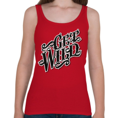 PRINTFASHION Megvadulva - Női atléta - Cseresznyepiros