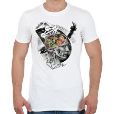 PRINTFASHION Megvilágosodás  - Férfi póló - Fehér férfi póló