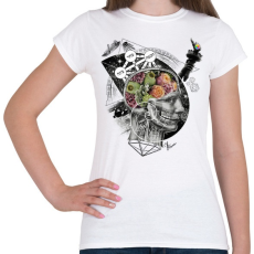 PRINTFASHION Megvilágosodás  - Női póló - Fehér