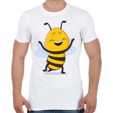 PRINTFASHION Méhecske 1 - Férfi póló - Fehér