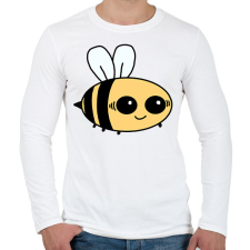 PRINTFASHION Méhecske - Férfi hosszú ujjú póló - Fehér férfi póló