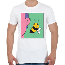 PRINTFASHION Méhecske - Férfi póló - Fehér