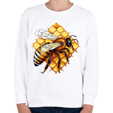 PRINTFASHION Méhecske  - Gyerek pulóver - Fehér