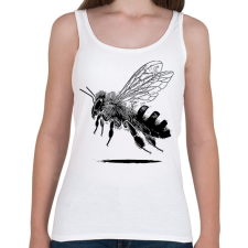 PRINTFASHION Méhecske / Méh rajz - Női atléta - Fehér női trikó