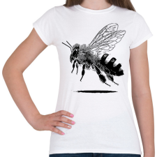 PRINTFASHION Méhecske / Méh rajz - Női póló - Fehér női póló