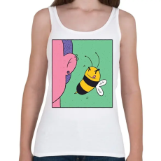 PRINTFASHION Méhecske - Női atléta - Fehér