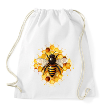 PRINTFASHION Méhecske - Sportzsák, Tornazsák - Fehér tornazsák