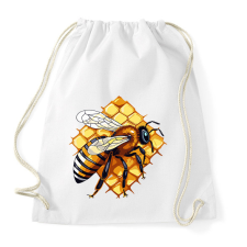 PRINTFASHION Méhecske  - Sportzsák, Tornazsák - Fehér tornazsák