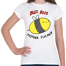 PRINTFASHION Méhecske Thug Life - Női póló - Fehér női póló