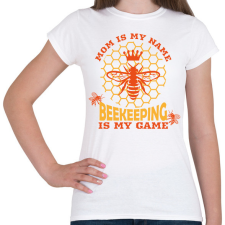 PRINTFASHION Méhész anya - Női póló - Fehér női póló