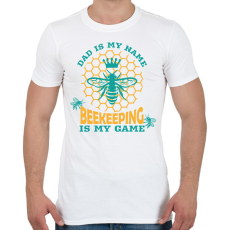 PRINTFASHION Méhész apa - Férfi póló - Fehér