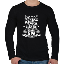 PRINTFASHION Méhész apuka - Férfi hosszú ujjú póló - Fekete férfi póló