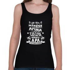 PRINTFASHION Méhész apuka - Női atléta - Fekete női trikó