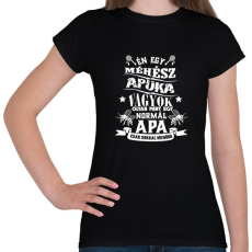 PRINTFASHION Méhész apuka - Női póló - Fekete