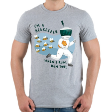 PRINTFASHION Méhész - Férfi póló - Sport szürke férfi póló