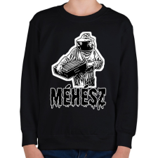 PRINTFASHION méhész - Gyerek pulóver - Fekete gyerek pulóver, kardigán