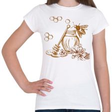PRINTFASHION Méhész  - Női póló - Fehér női póló