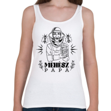 PRINTFASHION Méhész papa - Női atléta - Fehér női trikó
