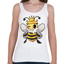 PRINTFASHION Méhkirálynő - Női atléta - Fehér női trikó