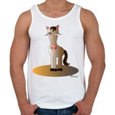 PRINTFASHION Méla paci - Férfi atléta - Fehér atléta, trikó