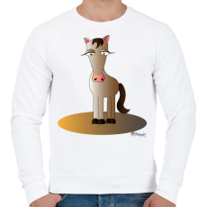 PRINTFASHION Méla paci - Férfi pulóver - Fehér
