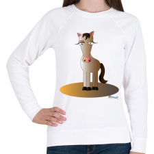 PRINTFASHION Méla paci - Női pulóver - Fehér női pulóver, kardigán