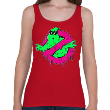 PRINTFASHION Melted Slimer - Női atléta - Cseresznyepiros női trikó