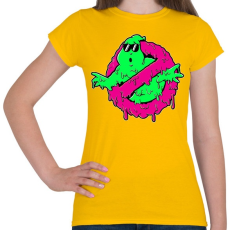 PRINTFASHION Melted Slimer - Női póló - Sárga