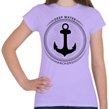 PRINTFASHION Mélytengeri horgony - Női póló - Viola női póló