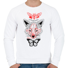 PRINTFASHION Memento - Férfi pulóver - Fehér