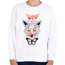PRINTFASHION Memento - Gyerek pulóver - Fehér gyerek pulóver, kardigán